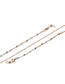Fashion Gold Copper Bead Pearl Glasses Chain
