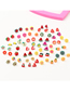 Fashion 1# Set Of 36 Pairs Of Soft Clay Fruit Earrings