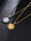 Fashion Silver (with Picture Chain) Stainless Steel Portrait Medal Necklace