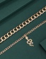 Fashion Silver Color Alloy Serpentine Multilayer Necklace