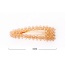 Fashion Champagne Alloy Crystal Geometric Hairpin
