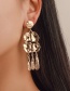 Fashion Silver Color Irregular Tassel Earrings