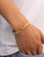 Fashion Gold Color Alloy Dragon Geometry Bracelet