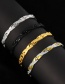 Fashion Two-color Alloy Dragon Geometry Bracelet