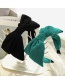 Fashion Khaki Corduroy Three-dimensional Bow Headband