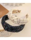 Fashion White+black Woolen Broad-sided Knotted Headband