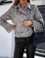 Fashion Leopard Leopard Print Long Sleeve Jacket