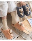 Fashion Men's Style:cocoa Brown Bear Series Plush Slippers