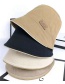 Fashion Black Letter Mark Fisherman Hat