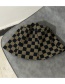 Fashion Black Checkerboard Bucket Fisherman Hat