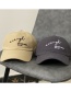 Fashion Camel Letter Embroidered Soft Top Baseball Cap