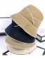 Fashion Camel Cotton Geometric Fisherman Hat