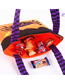 Fashion G Orange Bat Halloween Non-woven Pumpkin Tote Bag