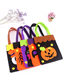 Fashion G Orange Bat Halloween Non-woven Pumpkin Tote Bag