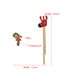 Fashion Christmas Stocking + Cane Alloy Christmas Oil Dripping Chain Brooch