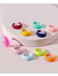 Fashion Color Color Thread Resin Ring Set