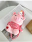 Fashion Pink Children S Plush Piggy Shoulder Messenger Bag