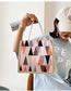 Fashion Avocado Cotton And Linen Printed Canvas Handbag