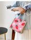 Fashion Pink Canvas Graffiti Handbag