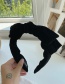 Fashion Black Velvet Bow Headband