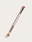 Fashion Champagne Gold Single Double-headed Champagne Gold Eyeshadow Brush