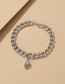 Fashion Heart Two-piece Alloy Magnetic Love Chain Bracelet