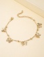 Fashion Gold Alloy Butterfly Anklet