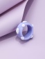 Fashion Purple Cartoon Splicing Polka Dot Ring