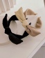 Fashion Coffee Color Pure Color Fabric Bow Headband