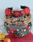 Fashion Coffee Color Fabric Christmas Knotted Headband