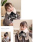 Fashion Purple Stitching 6 Months-8 Years Old Children's Color Matching Warm Plush Collar (about 6 Months-8 Years Old)