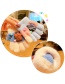 Fashion Sky Blue 0-3 Years Old Children's Clownfish Warm Five-finger Gloves