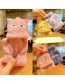 Fashion Little Pink Monster 0-6 Years Old Children's Cartoon Little Monster Clamshell Half-finger Gloves