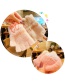 Fashion Pink Rabbit Ear Gloves Recommended For 0-6 Years Old Children's Rabbit Ears Half Finger Gloves