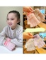 Fashion Pink Rabbit Ear Gloves Recommended For 0-6 Years Old Children's Rabbit Ears Half Finger Gloves