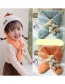 Fashion Red 2-12 Years Old Children's Cartoon Bear Plush Scarf (2-12 Years Old)
