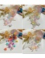Fashion Crystal Flowers [48 Roots] Children's Elastic Disposable Hair Rope