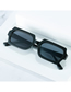 Fashion Leopard Frame Tea Slices Polygon Small Frame Sunglasses