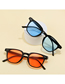 Fashion Transparent Gray Frame Big Frame Rice Nail Sunglasses