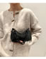 Fashion White Pu Stone Pattern Chain Handbag