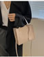 Fashion Khaki Large Capacity Brick Crossbody Bag