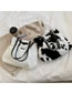 Fashion Cows Plush Large-capacity Labelled Shoulder Bag