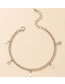 Fashion Silver Alloy Five-pointed Star Tassel Chain Necklace