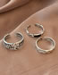 Fashion Silver-2 Alloy Geometric Thorns Open Ring Set