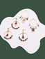 Fashion 2# Christmas Geometric Sock Christmas Tree Bell Ear Ring