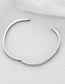 Fashion Steel Color Vacuum Plating Stainless Steel Open Bracelet