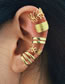 Fashion Gold Coloren-2 Metal Star Hollow C-shaped Ear Clip Set