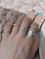Fashion Silver Color Alloy Geometric Ring Ring Set