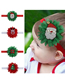 Fashion C Christmas Children Chiffon Flower Cartoon Sticker Headband