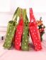 Fashion Snowman Green Square Bag Red Scarf Christmas Print Gift Bag